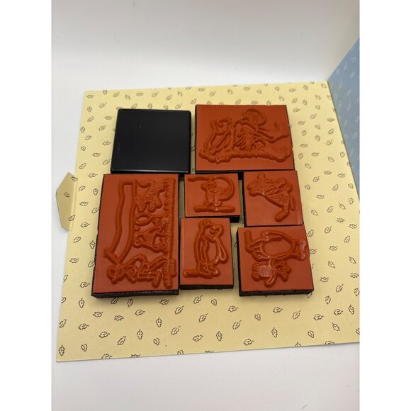 Classic Pooh & Friends Rubber Stamp Set With Washable Inkpad - Picture 5 of 5